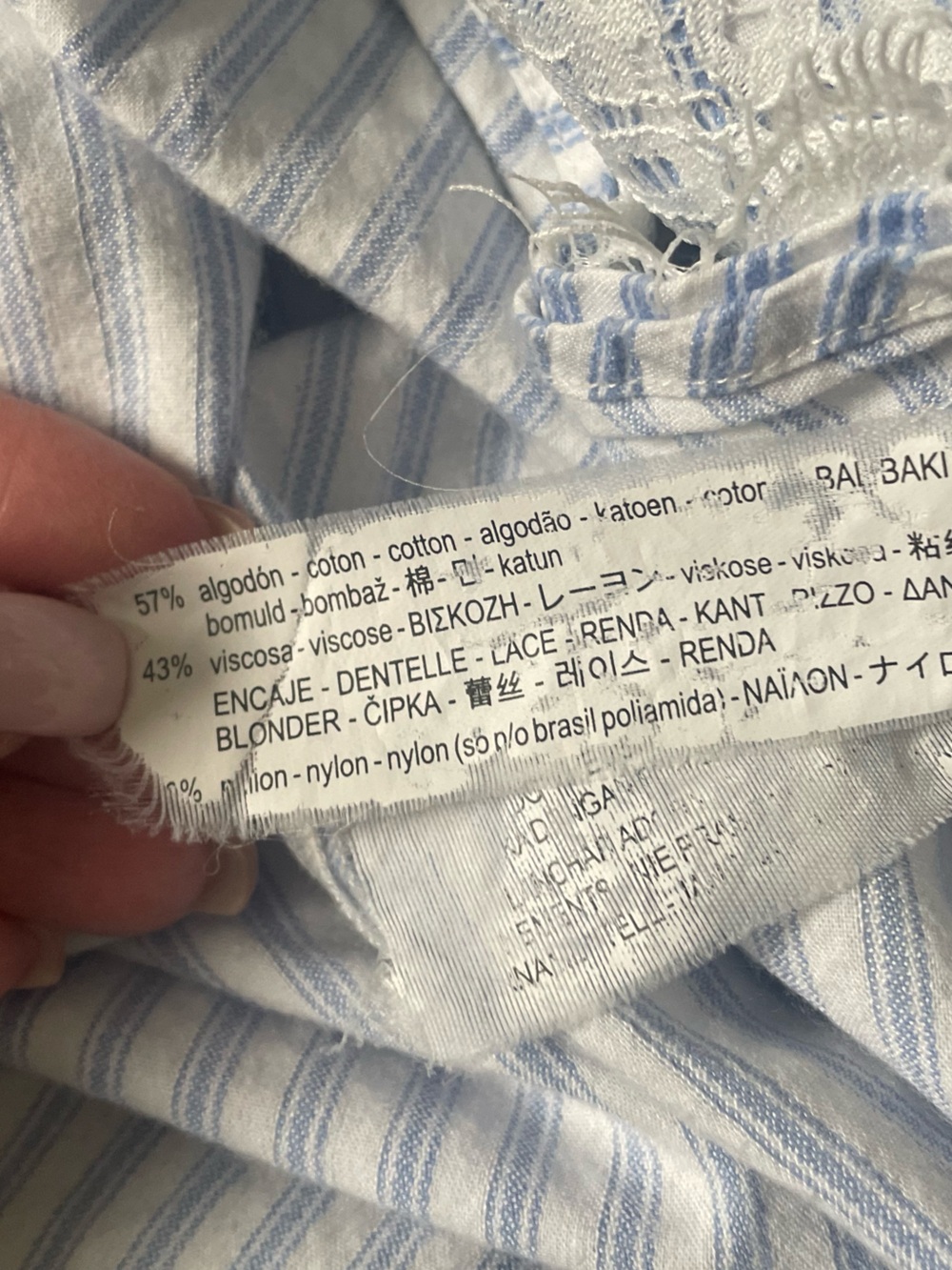 Zara Striped Poplin Shirt - Picture 8 of 8